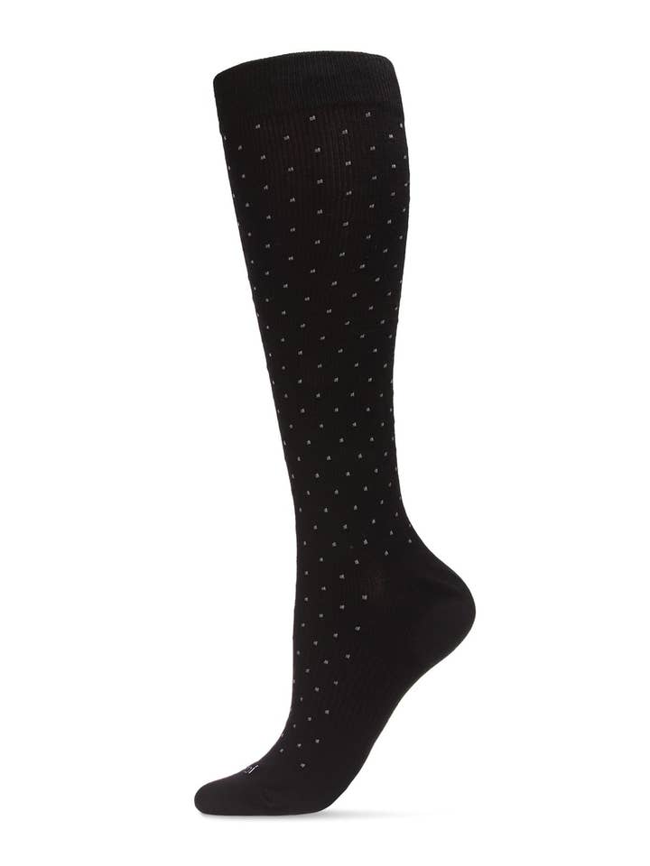 Infinity Classics International Inc. - Wholesale Socks - Unisex - Swiss Dot Cotton Compression Socks