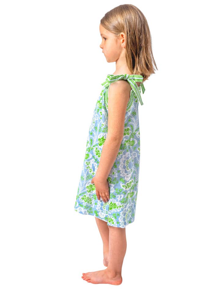Gretchen Scott LLC - Wholesale Dress - Kids - Girls Tie Dress - Flora