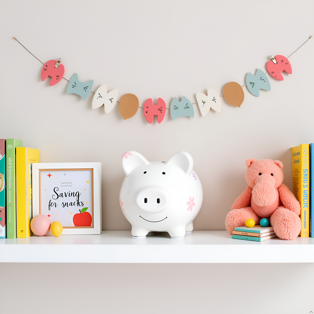 Kate & Milo - Wholesale Money/Piggy Bank - Kids & Baby - Floral Mini Piggy Bank6