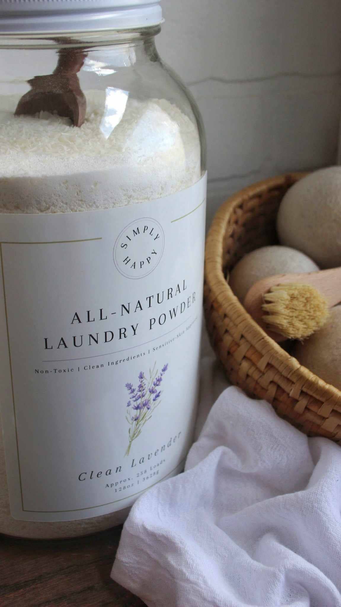 Simply Happy – Engroshandel Vaskepulver/-pods – Alt-naturligt vaskepulver | Ren lavendel3