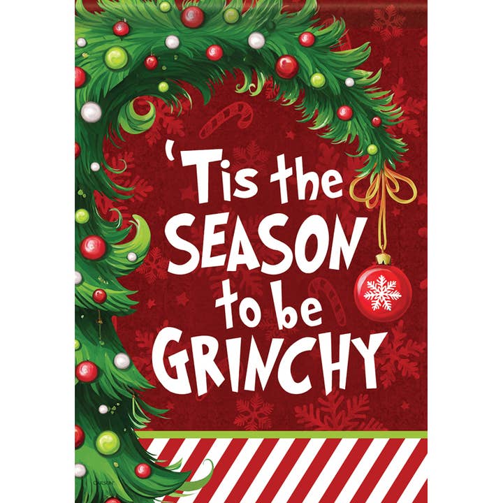 "No Grinches" Garden Durasoft™ Flag for wholesale by FlagTrends by Carson