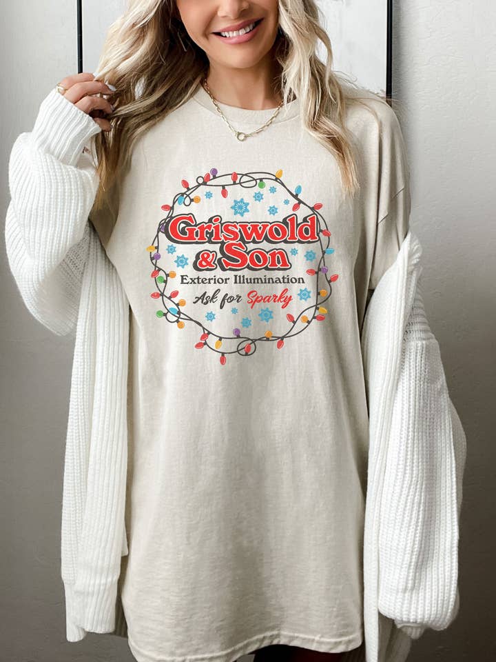 SONDO DESIGN LTD – wholesale T-shirt (graphic) – women's – Griswold And Son Shirt, Griswold Exterior Illumination Shirt