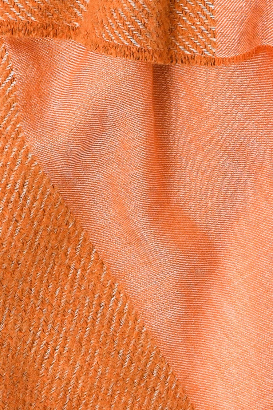 Abstract - Wholesale Scarf - Women's - Wool blend scarf with bouclé details9