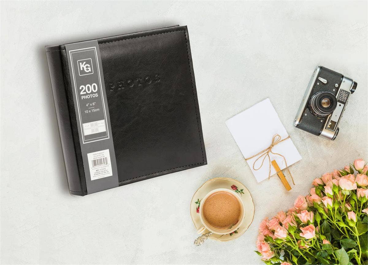 Kiera Grace - Wholesale Photo Album - Kiera Grace 200 Pocket 4X6" PU leather Memo Album1