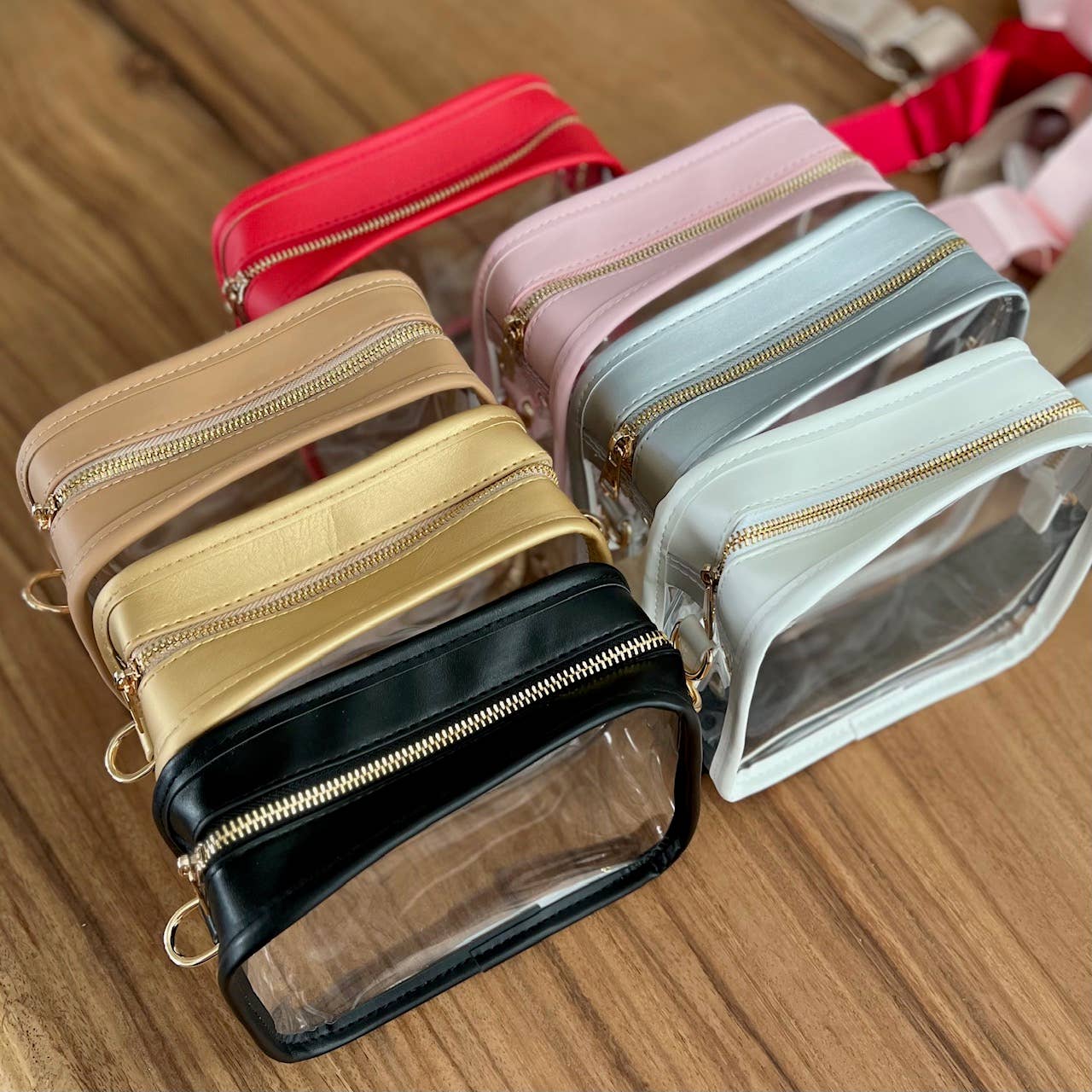 Palmy Pineapple - Wholesale Crossbody Bag - Women's - Clear Game Day Stadium Approved Shoulder Bag With Strap12