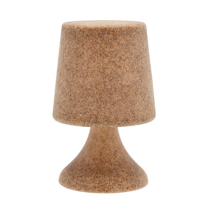 Villa - LED Lounge lamp Midnat D16 x 25.5 cm Light brown PE for wholesale by Forma House