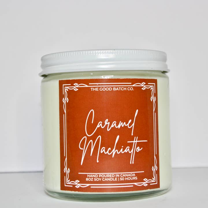 Roasted Espresso - 8oz Soy Candle for wholesale by The Good Batch Co.
