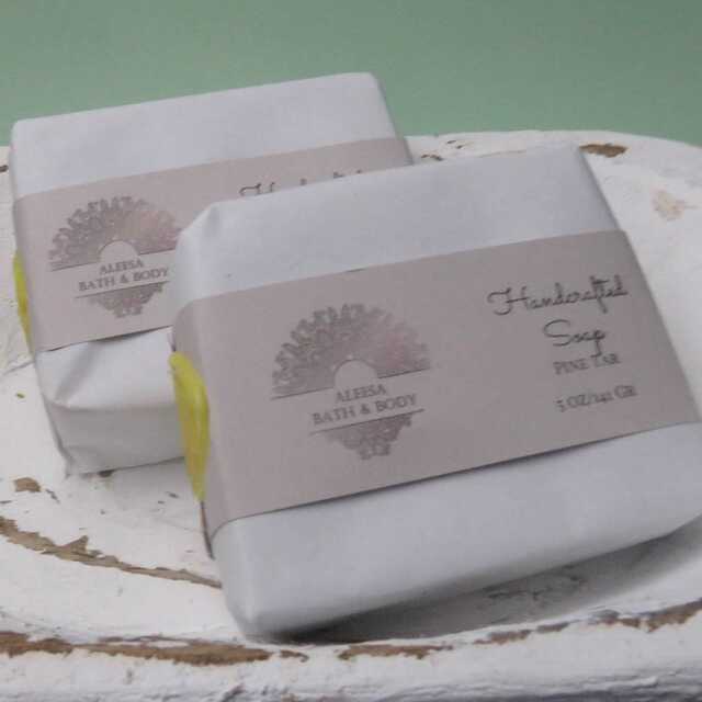 Aleesa Bath & Body – wholesale Tvål – Pine Tjära Handgjord Tvål