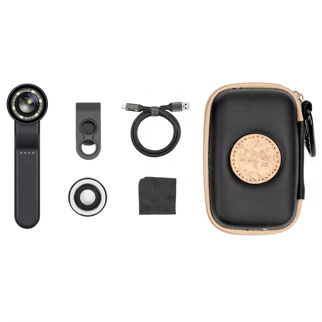 IBOOLO - Wholesale Electronic Skincare Device - IBOOLO DE-4100 PRO functional handheld brightness adjustment dermatoscope for naked eye examine5