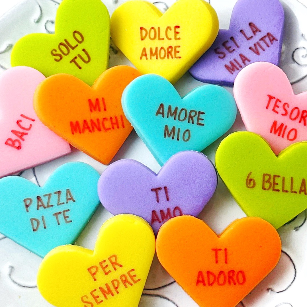 marzipops - Wholesale Hard Candy - Gourmet Marzipan Valentine's Candy Conversation Hearts8