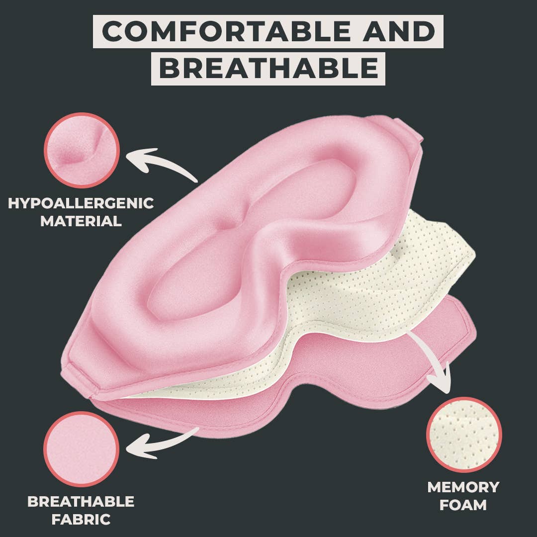 FlyHugz® - Vente Masque de nuit - Masque de sommeil FlyHugz® Princesse2