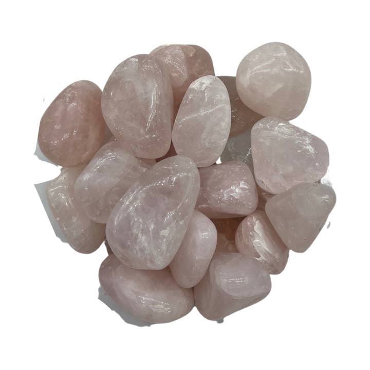 Pietra burattata al quarzo rosa, 1 kg per la vendita all'ingrosso da parte di Botanica Luz Del Dia Inc