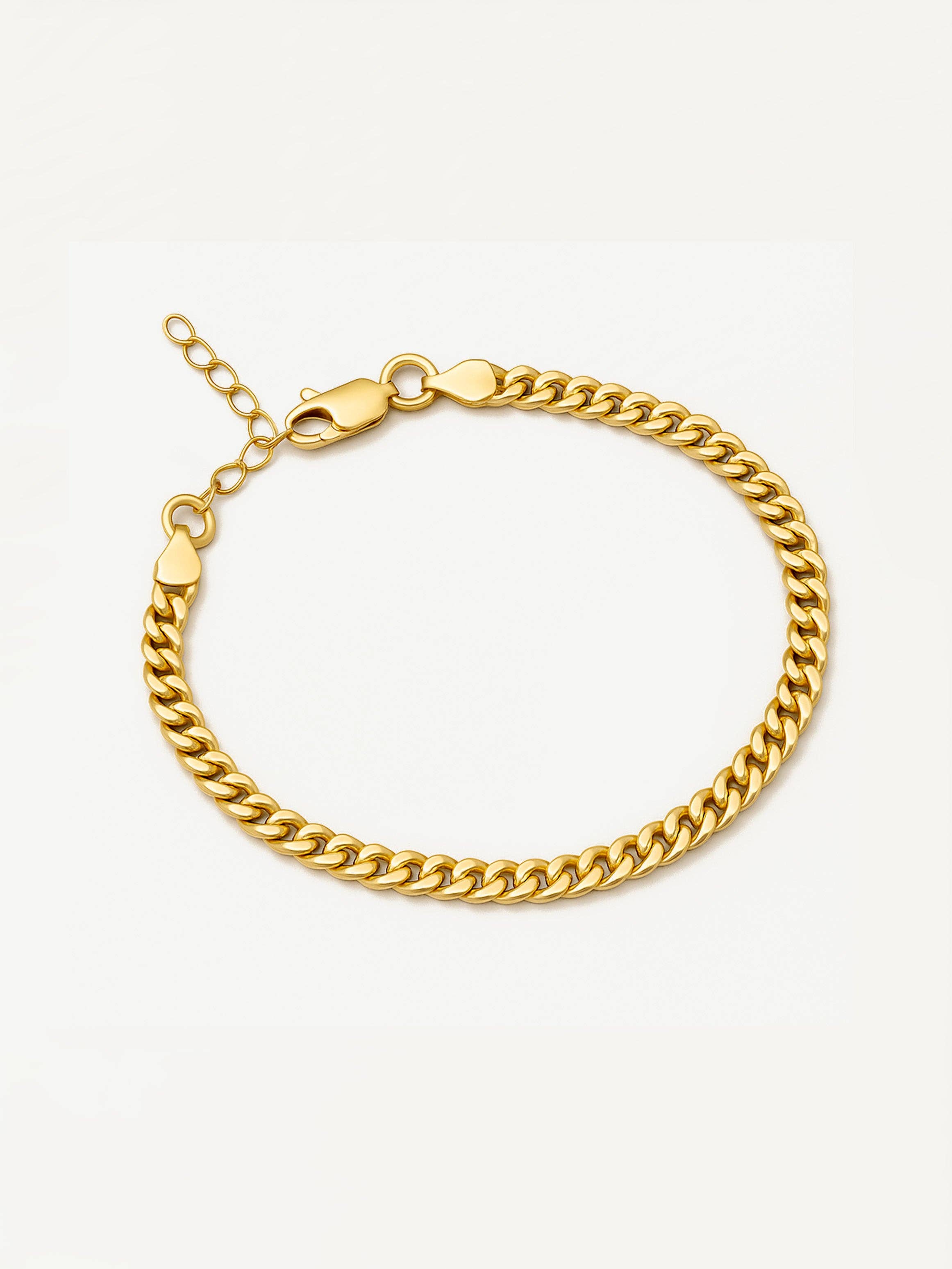MUCHV – wholesale Link & chain bracelet – Gold Cuban Curb Chain Bracelet0