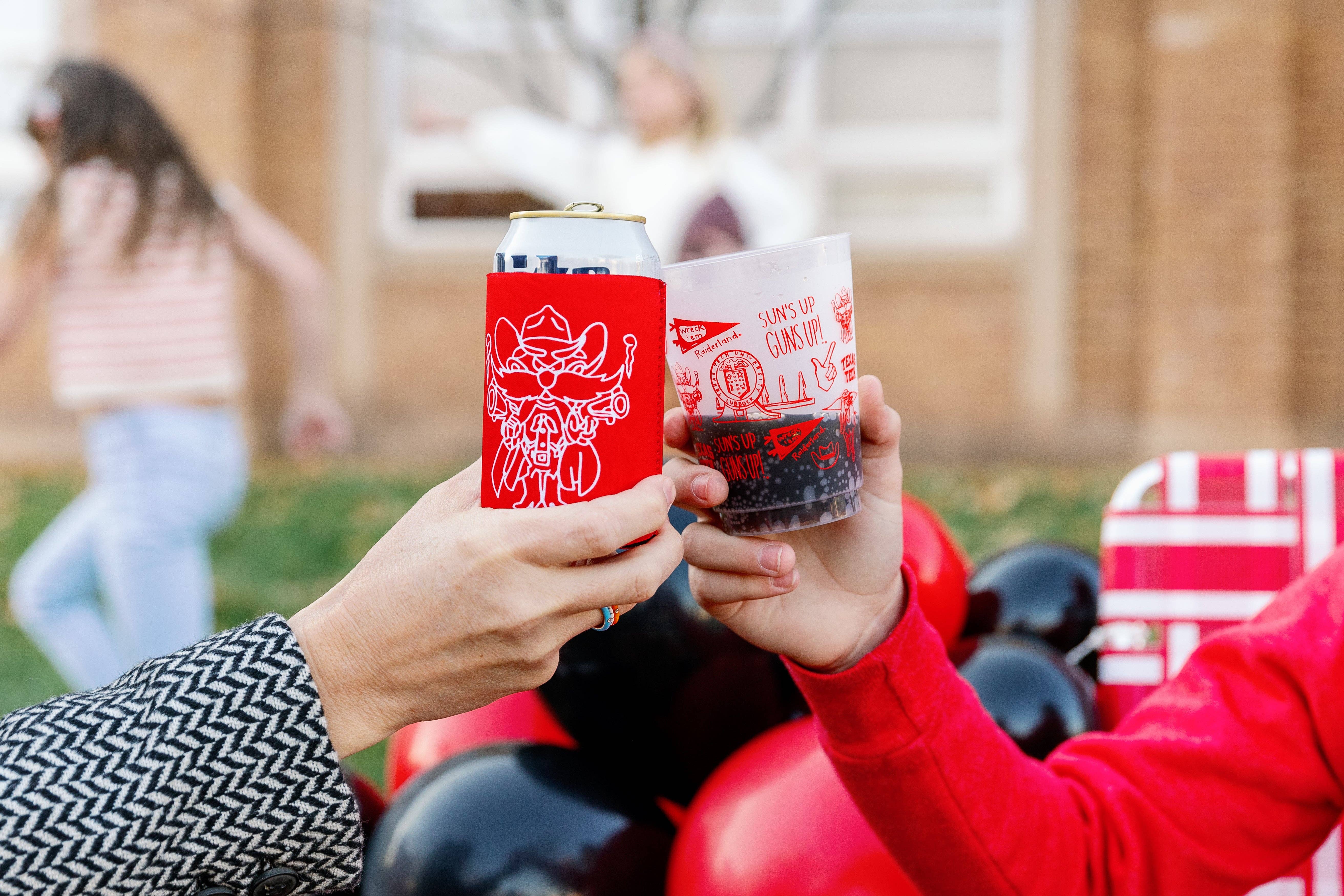 Victory Lap – wholesale Drinkkramare – Texas Tech Koozie - Röd5