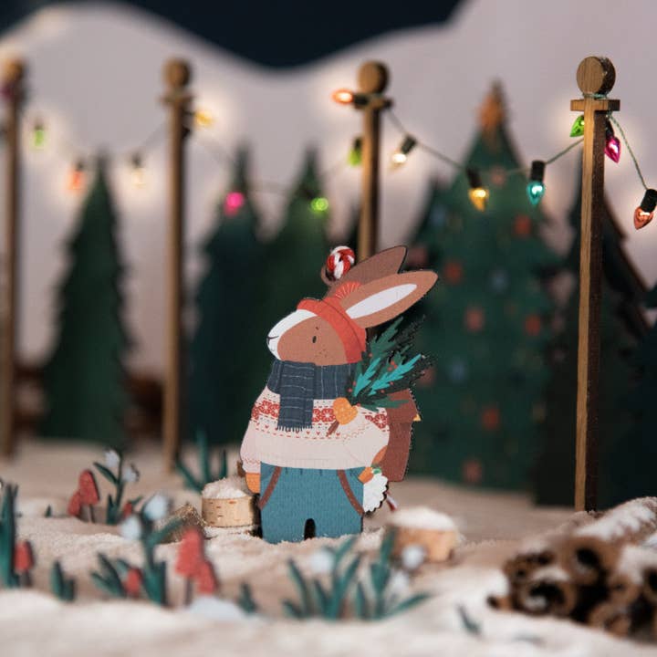 Dapple & Dot – wholesale Christmas decoration – CHAPS WOODLAND ANIMALS CHRISTMAS DECORATIONS