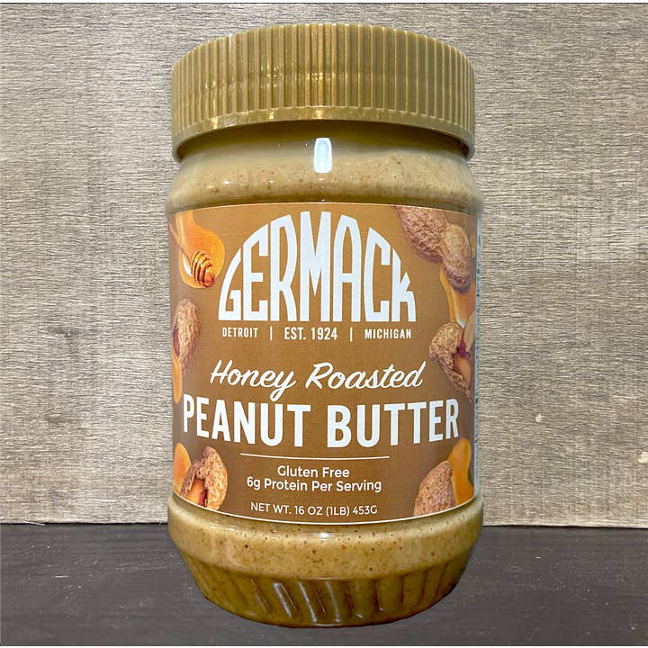 Germack Pistachio Company - Wholesale Nut Butter - Natural Fresh Ground Honey Peanut Butter 16 oz1