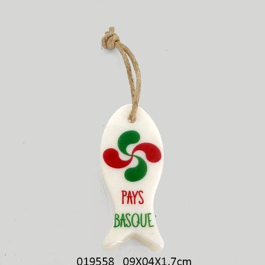 Basque Country Fish Soap 'Pepper' 50Gr Cotton Flower 9X4X1.7 for wholesale by Faye