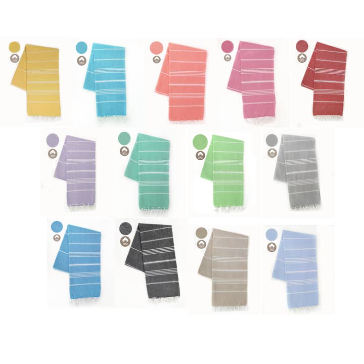 Buluty - Wholesale Beach Towel - Soft Turkish Beach Towel ,Sand Free, Quick Dry, Hammam Towel
