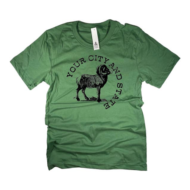 T-shirt Big Horn Sheep - Personnalisable pour la vente par and - ashley nicole designs