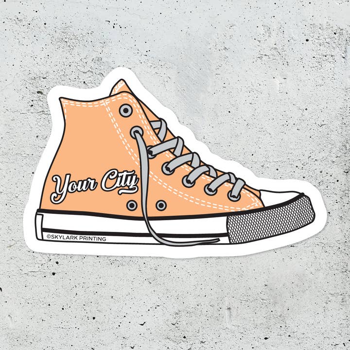 Skylark Printing - Wholesale Sticker - Custom Vintage High Top Shoe Souvenir Sticker18