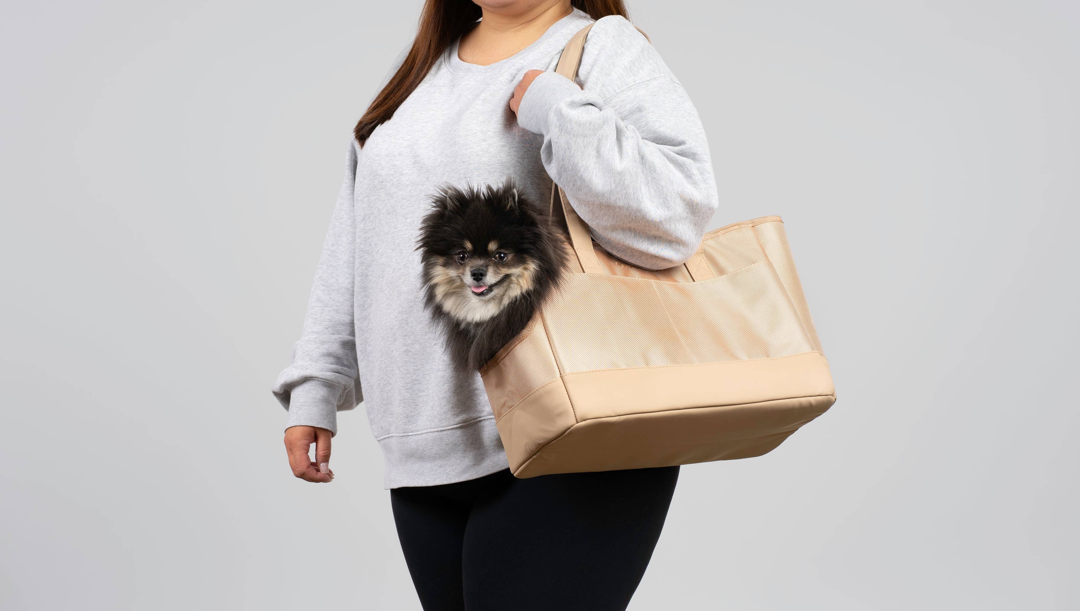 Oskar&Friends - Wholesale Pet carrier – Dog - Beige Pet Tote Bag