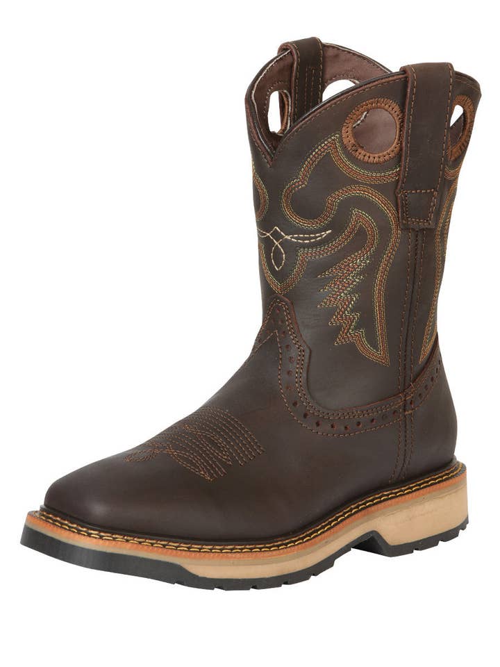 El General Men's Work Boot Grasso Leather Moka for wholesale by Conejo Western Wear
