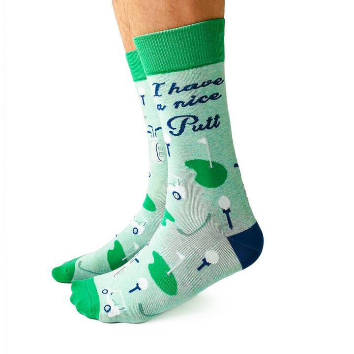 Nice Putt Socks - M/L (Men) for wholesale by Uptown Sox