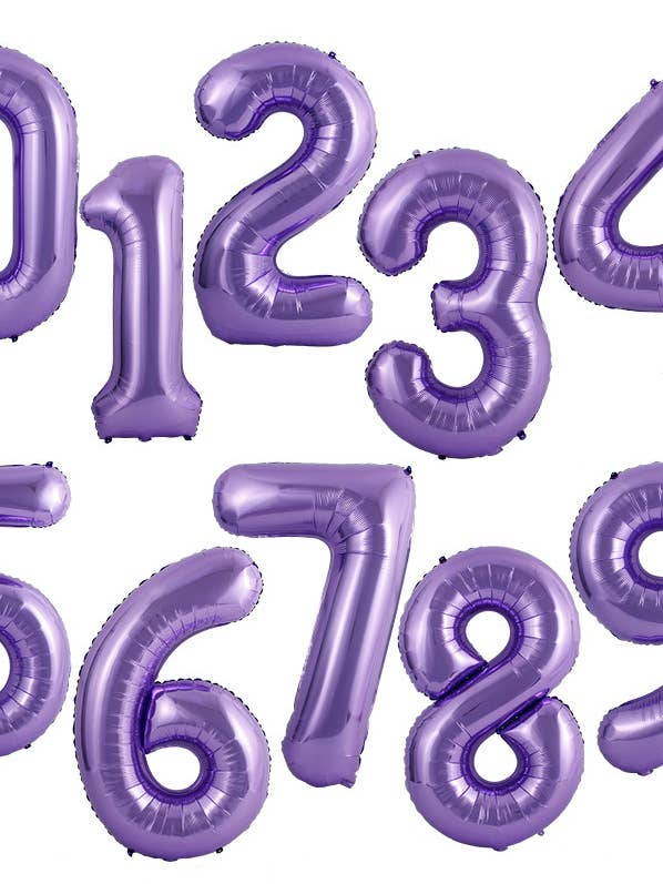 Purple Number Balloon 86 Cm for wholesale by Mis Globos