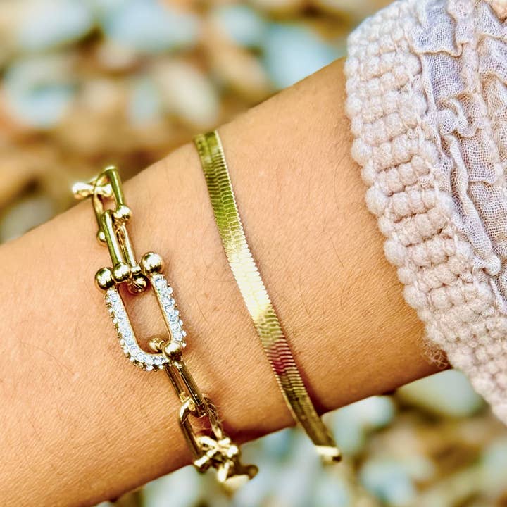 Justin & Taylor - Wholesale Charm/Dangle Bracelet - Lucky Finds Double Bracelet Set0