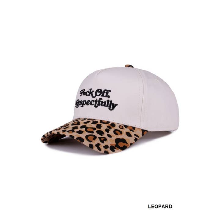 Vanilla Monkey - Wholesale Baseball Cap - Women's - Fxck Off, Respectfully Two Tone Canvas Cotton Cap2