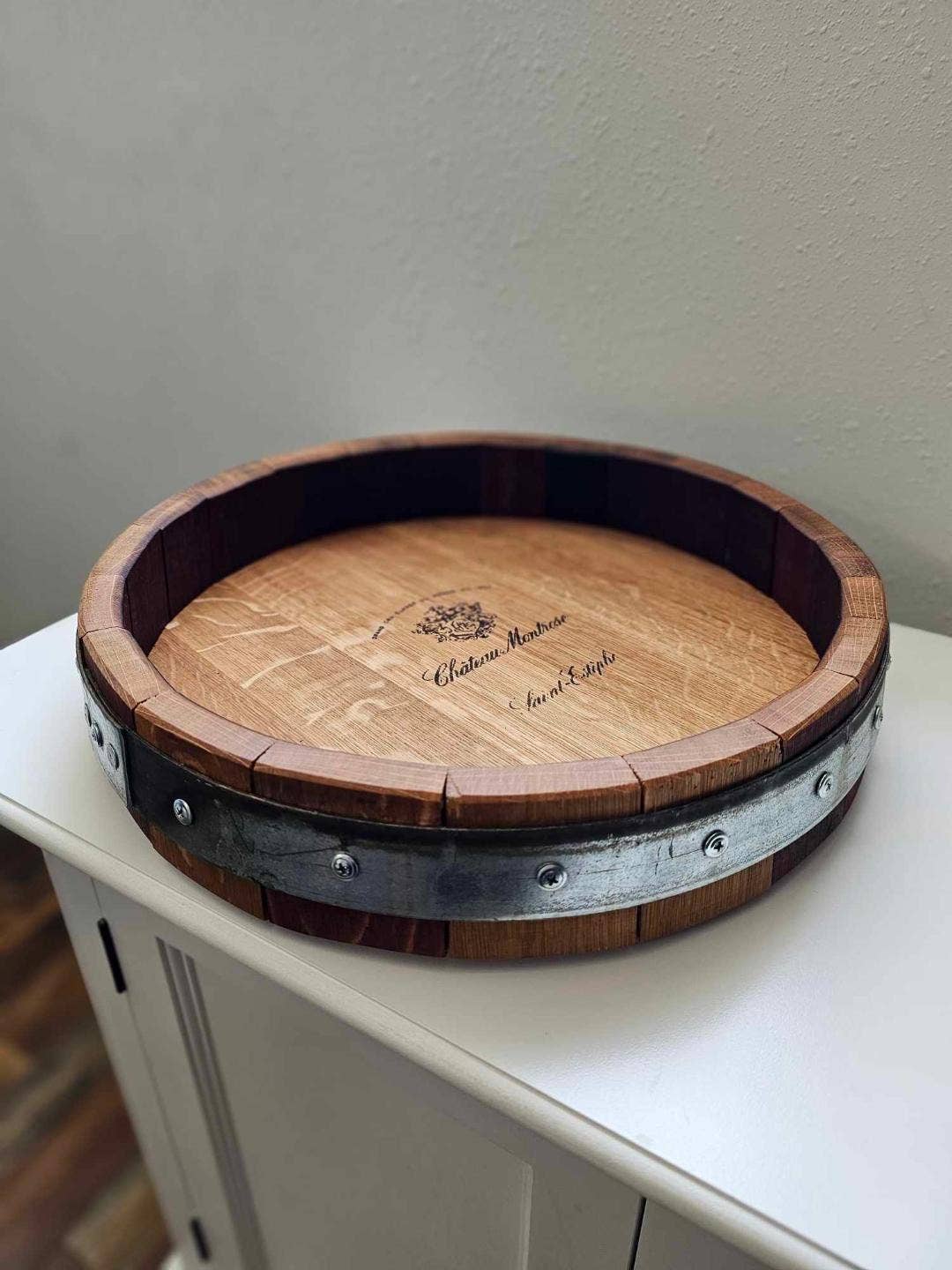 Sono Inspired - Venta al por mayor Bandeja giratoria - Giro de mesa pequeño de barril de vino8