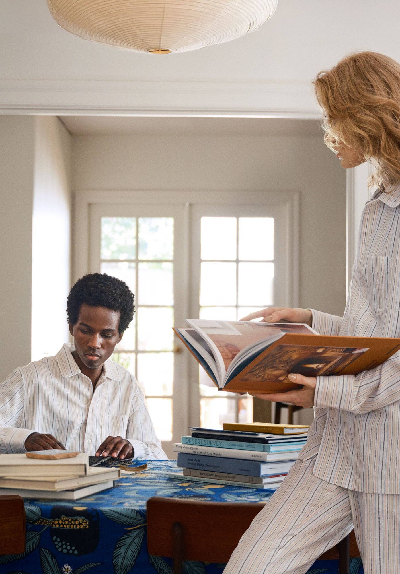 Henry Pajama Set in Twill Stripe for wholesale on Faire5