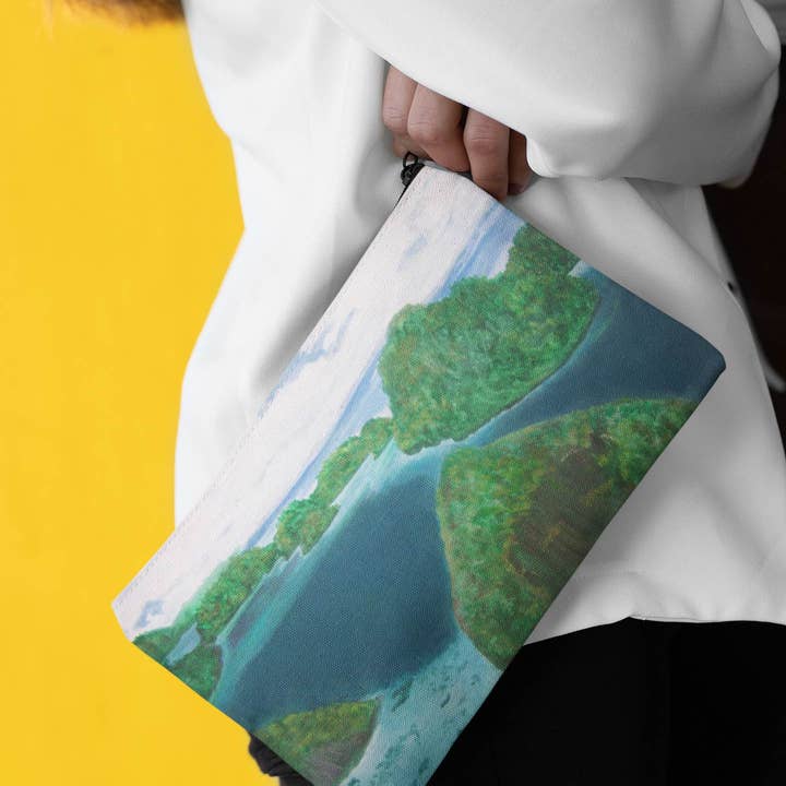 LanRetro – wholesale Clutch bag – women's – Seascape Clutch Bag4