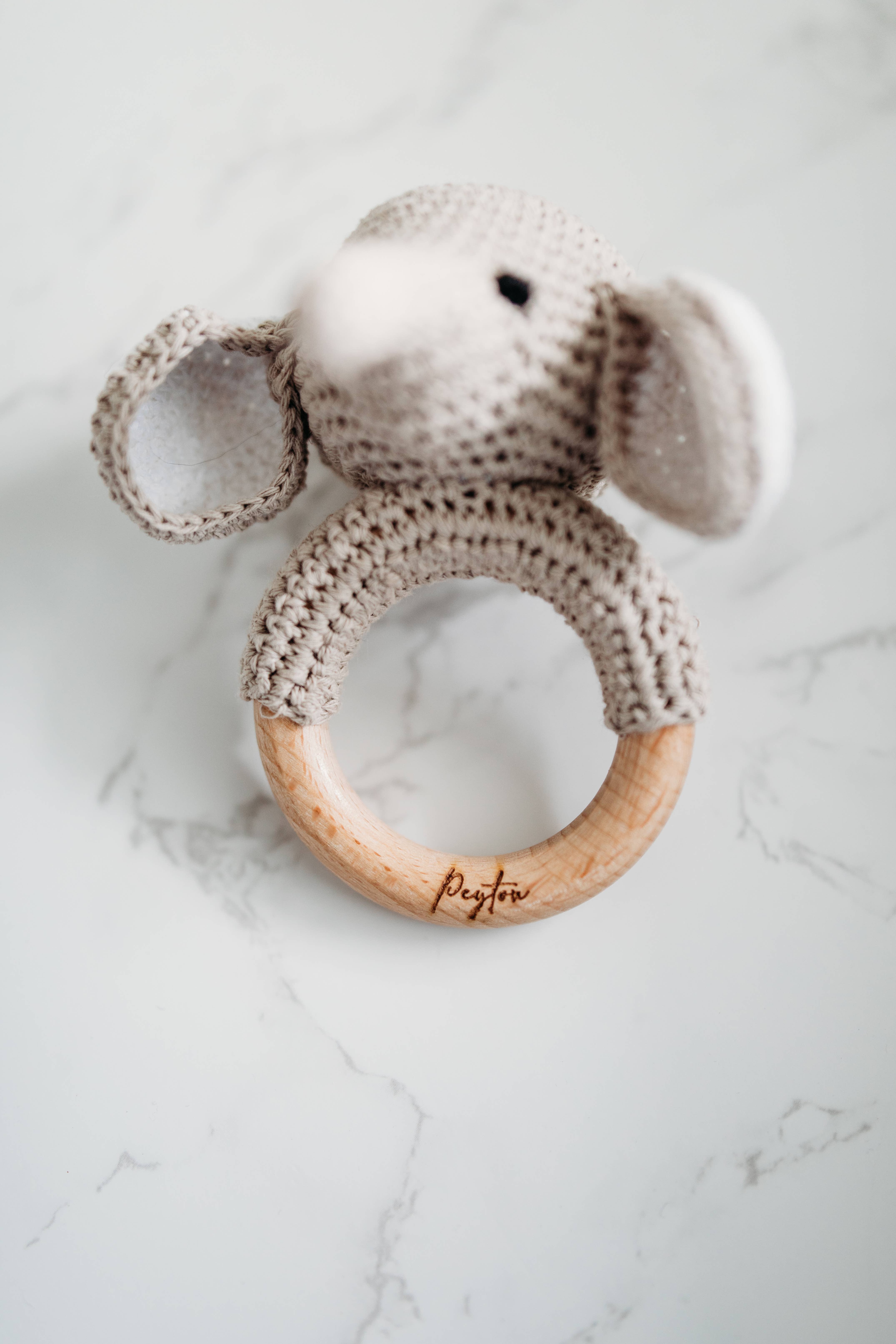 Grow With Me Baby Co - Wholesale Handheld Rattle - Baby - Baby Rattle, Crochet Baby Rattle, Animal Rattle8