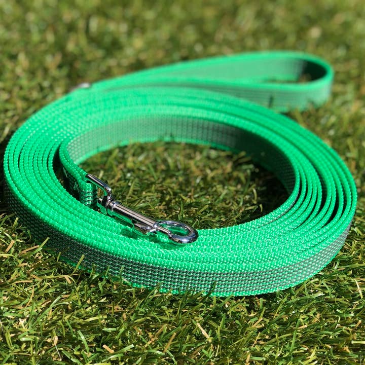 Dog Leash - Non-Slip Leash - Green - Training - Tracking Line for wholesale by Four Paws Boutique