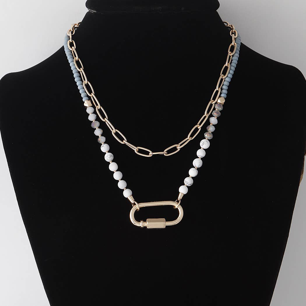 3AM BY H&D ACCESSORIES - Wholesale Pendant/Charm Necklace - Mix N Match Bulk Lock Necklace3