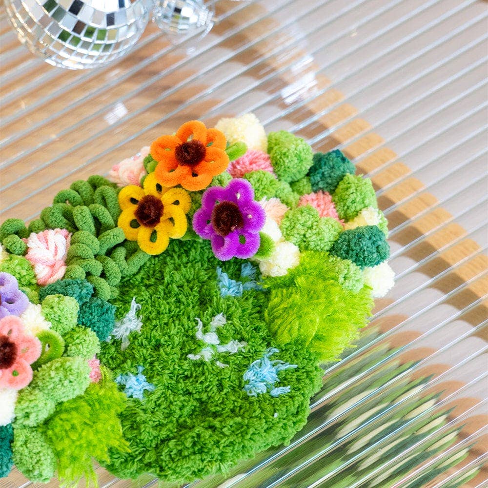 Craft Club - Wholesale DIY Craft Kit - DISCO DAISY - Moss Coaster Kit4