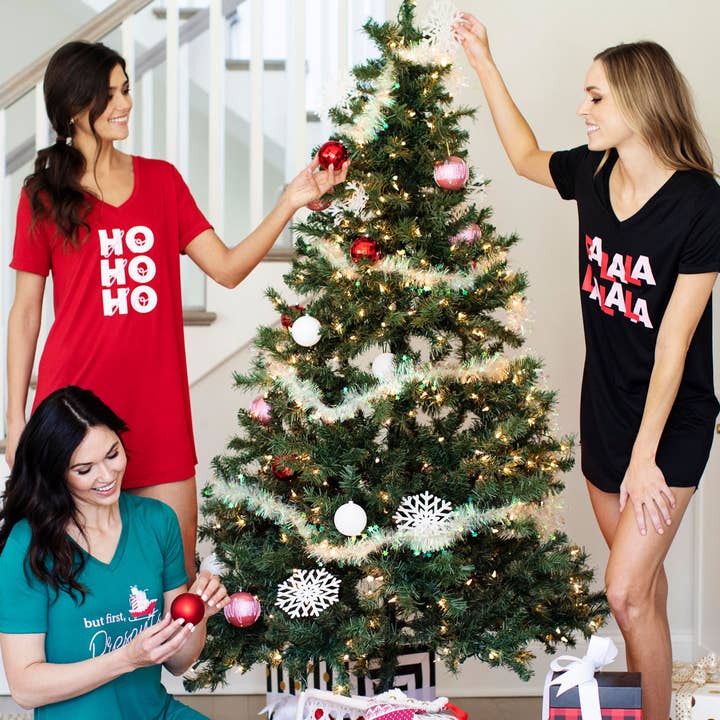 DM Merchandising - Wholesale Sleepwear Top - Women's - Hello Mello Holiday Sleep Shirts Open Stock3