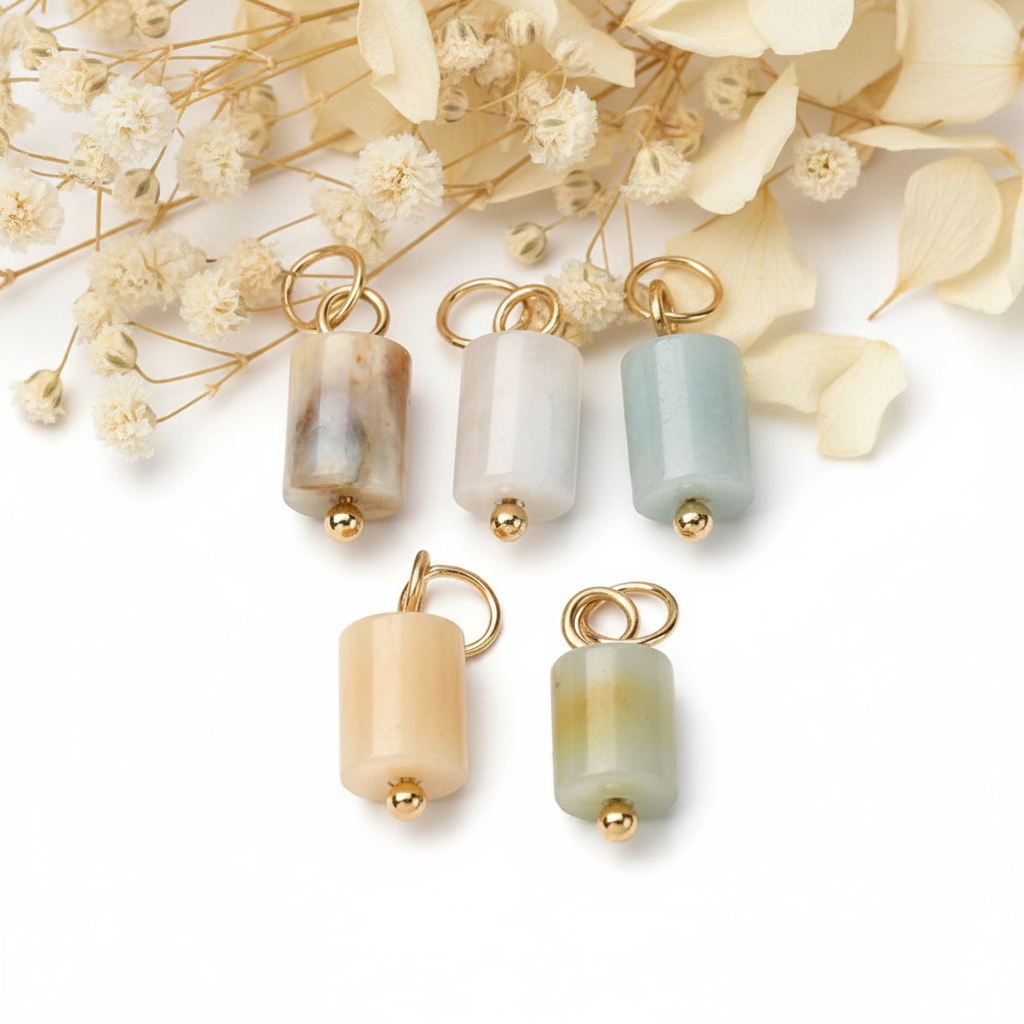 Produtos Namasté - Wholesale Individual Charm/Pendant - Amazonite Stone Pendant0