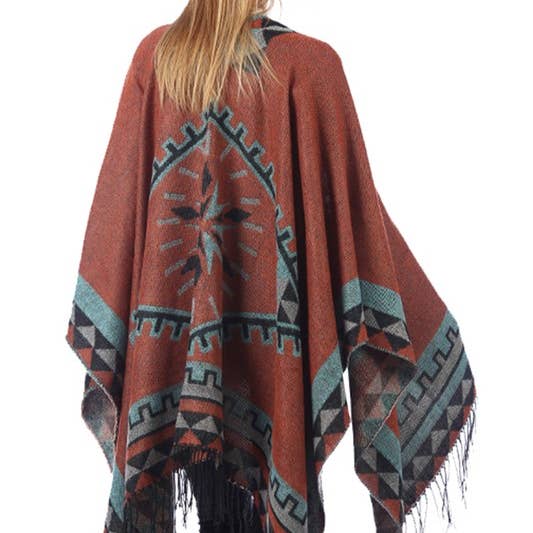 ACCITY - Wholesale Wrap - Women's - DANDY PATTERNED FASHION SHAWL WRAP_CWASC0446