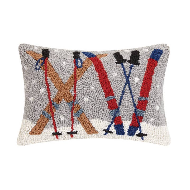 Ski Set Hook Pillow for wholesale by Peking Handicraft