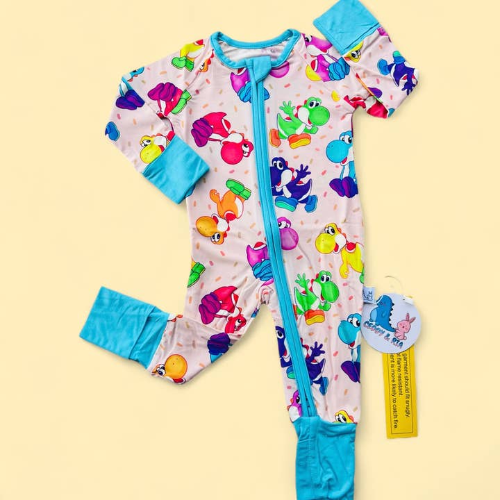 Mario1 bamboo convertible zippy romper for wholesale by CEDDY & RIA