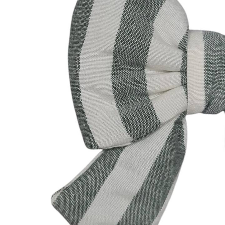 Polstret sløjfe i bomuld med brede striber 35x50 cm for engroshandel hos Lunaria Lab