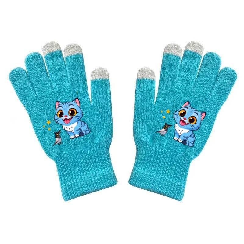 Little Trendy - Vente Gants – femme - Gants tricotés imprimés inspirés de la K-pop KDH pour écran tactile4