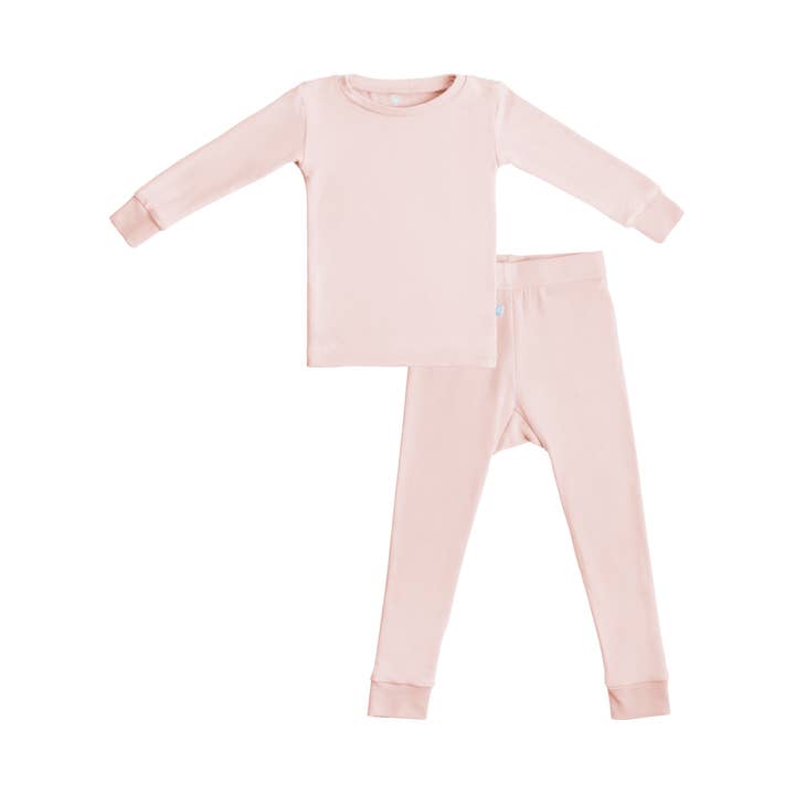 Pijamas de bambú para niños/niñas - Rosa Concha de Mar para venta al por mayor de Dreamland Baby