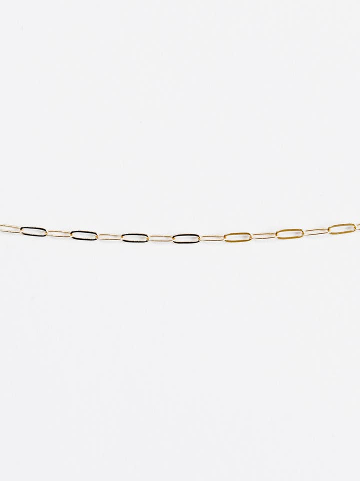 Dainty Paperclip Chain Necklace for wholesale by Sayre