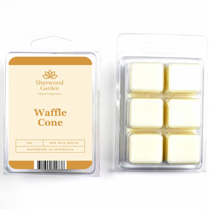 Sherwood Garden Home Fragrances - Wholesale Wax melt - Waffle Cone Soy Wax Melts 70g
