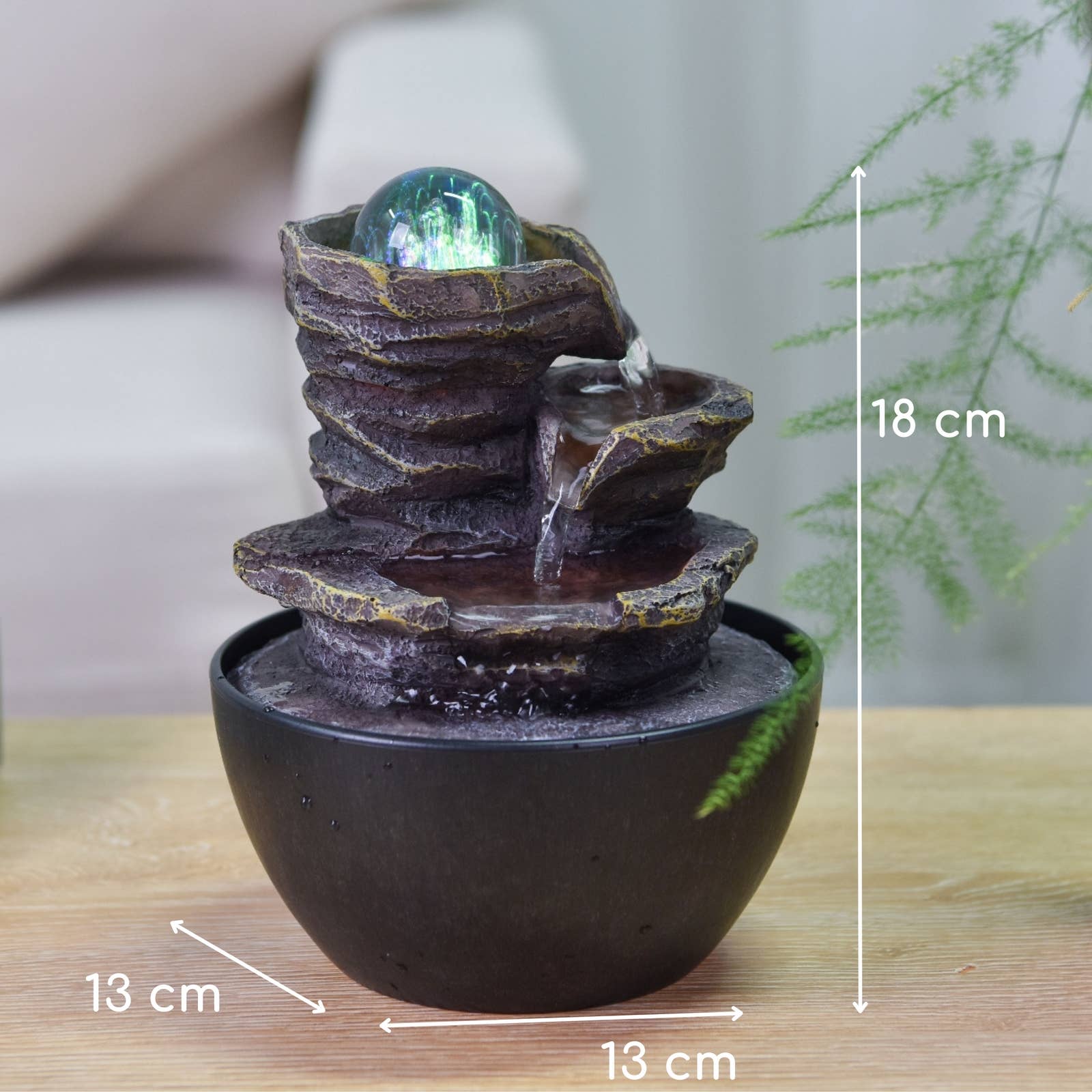 Zen'Arôme - Vendita all'ingrosso Decorazione natalizia - Fontana da interno Cascata Zen Decorazione Rilassante Guru3