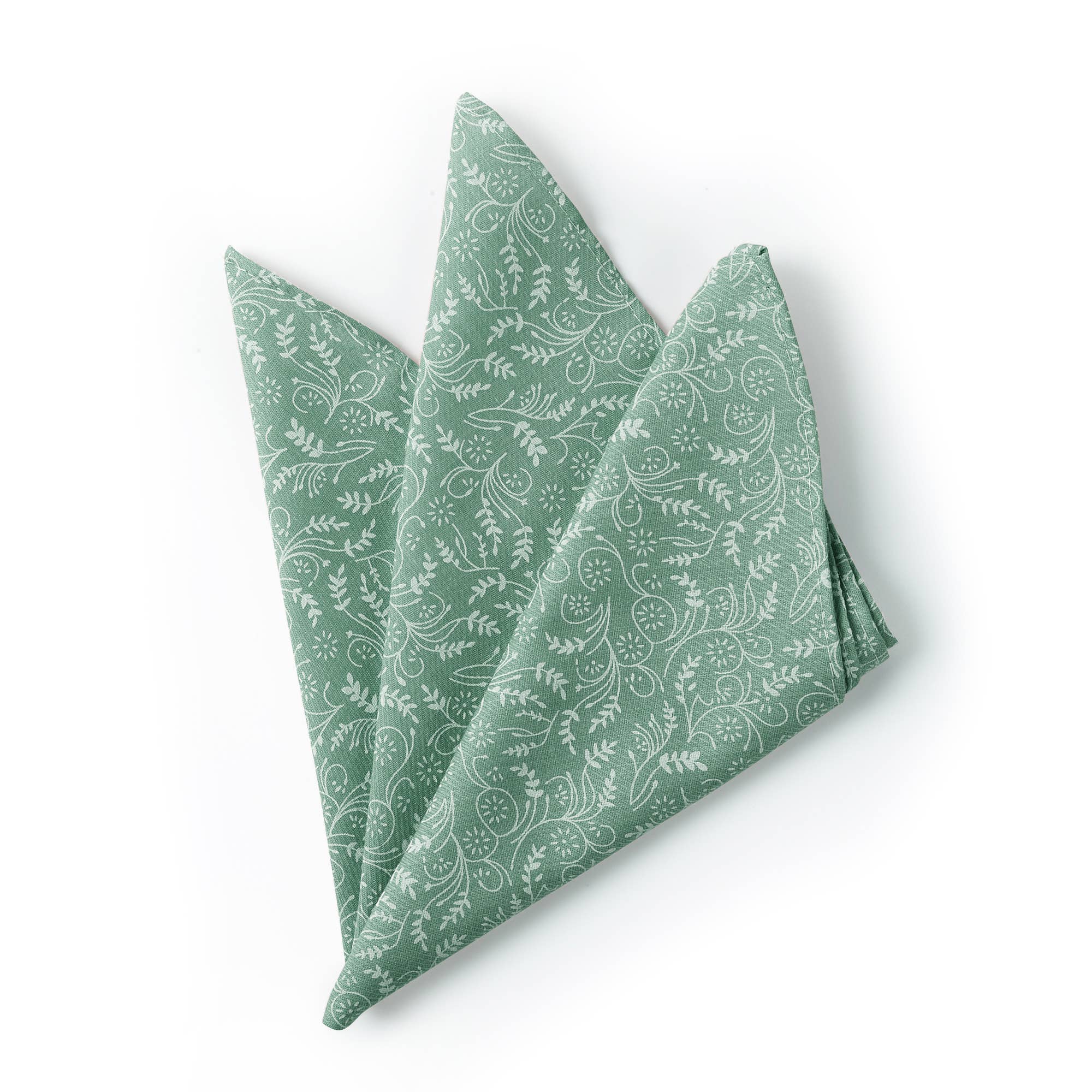 Jacob Alexander – wholesale Pocket square – Men’s – Men's Floral Cotton Pocket Square5