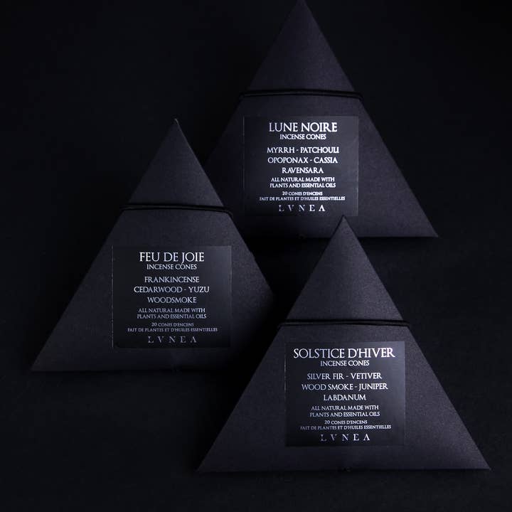 Lvnea Perfume - Wholesale Incense - LUNE NOIRE | Naturally-scented Incense Cones2